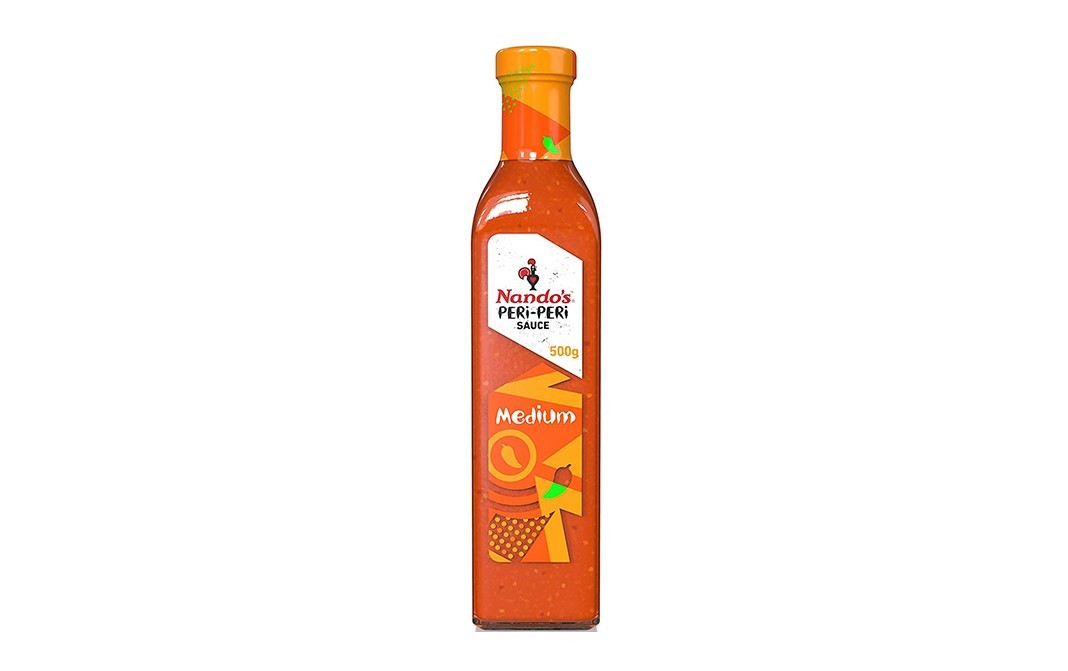Nando's Peri-Peri Sauce Medium   Glass Bottle  500 grams